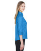 Devon & Jones Ladies' Perfect Fit Three-Quarter Sleeve Stretch Poplin Blouse french blue ModelSide