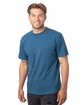 econscious Unisex Reclaimist Vibes T-Shirt tidal blue ModelQrt