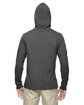 econscious Unisex Eco Blend Long-Sleeve Pullover Hooded T-Shirt charcoal/ black ModelBack