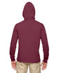 econscious Unisex Eco Blend Long-Sleeve Pullover Hooded T-Shirt berry ModelBack