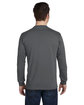 econscious Unisex Organic Cotton Long-Sleeve T-Shirt CHARCOAL ModelBack