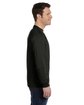 econscious Unisex Organic Cotton Long-Sleeve T-Shirt BLACK ModelSide