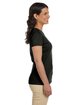 econscious Ladies' Organic Cotton Classic T-Shirt BLACK ModelSide