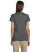 econscious Ladies' Classic V-Neck T-Shirt charcoal ModelBack