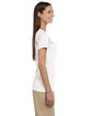 econscious Ladies' Classic V-Neck T-Shirt white ModelSide