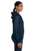 econscious Ladies' Heritage Full-Zip Hooded Sweatshirt pacific ModelSide