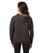 econscious Ladies' Heathered Full-Zip Hooded Sweatshirt  ModelBack