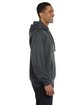 econscious Unisex Heritage Pullover Hooded Sweatshirt charcoal ModelSide