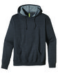 econscious Unisex Heathered Fleece Pullover Hooded Sweatshirt charcoal FlatFront