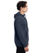 econscious Unisex Heritage Full-Zip Hooded Sweatshirt pacific ModelSide