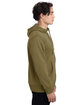 econscious Unisex Heritage Full-Zip Hooded Sweatshirt jungle ModelSide