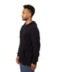 econscious Unisex Hemp Hero Full-Zip Hooded Sweatshirt washed black ModelSide