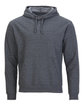 Boxercraft Men's Recrafted Recycled Hooded Fleece black heather OFFront