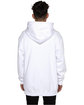 Beimar Drop Ship Exclusive Side Pocket Mid-Weight Hooded Pullover white ModelBack