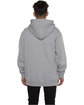 Beimar Drop Ship Exclusive Side Pocket Mid-Weight Hooded Pullover heather grey ModelBack