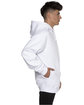 Beimar Drop Ship Exclusive Side Pocket Mid-Weight Hooded Pullover white ModelSide