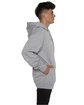 Beimar Drop Ship Exclusive Side Pocket Mid-Weight Hooded Pullover heather grey ModelSide