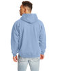 Hanes Adult 9.7 oz. Ultimate Cotton® 90/10 Pullover Hooded Sweatshirt LIGHT BLUE ModelBack