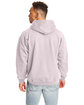 Hanes Adult 9.7 oz. Ultimate Cotton® 90/10 Pullover Hooded Sweatshirt PALE PINK ModelBack