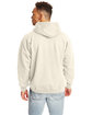 Hanes Adult 9.7 oz. Ultimate Cotton® 90/10 Pullover Hooded Sweatshirt NATURAL ModelBack