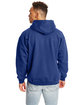 Hanes Adult 9.7 oz. Ultimate Cotton® 90/10 Pullover Hooded Sweatshirt DEEP ROYAL ModelBack