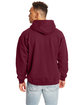 Hanes Adult 9.7 oz. Ultimate Cotton® 90/10 Pullover Hooded Sweatshirt MAROON ModelBack