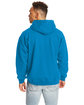 Hanes Adult 9.7 oz. Ultimate Cotton® 90/10 Pullover Hooded Sweatshirt TEAL ModelBack