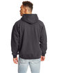 Hanes Adult 9.7 oz. Ultimate Cotton® 90/10 Pullover Hooded Sweatshirt SMOKE GRAY ModelBack