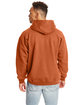 Hanes Adult 9.7 oz. Ultimate Cotton® 90/10 Pullover Hooded Sweatshirt PUMPKIN ModelBack