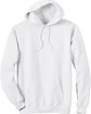 Hanes Adult 9.7 oz. Ultimate Cotton® 90/10 Pullover Hooded Sweatshirt WHITE FlatFront