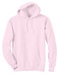 Hanes Adult 9.7 oz. Ultimate Cotton® 90/10 Pullover Hooded Sweatshirt PALE PINK FlatFront
