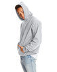 Hanes Adult 9.7 oz. Ultimate Cotton® 90/10 Pullover Hooded Sweatshirt LIGHT STEEL ModelSide