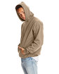Hanes Adult 9.7 oz. Ultimate Cotton® 90/10 Pullover Hooded Sweatshirt PEBBLE ModelSide