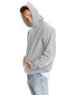 Hanes Adult 9.7 oz. Ultimate Cotton® 90/10 Pullover Hooded Sweatshirt ASH ModelSide