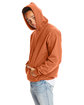 Hanes Adult 9.7 oz. Ultimate Cotton® 90/10 Pullover Hooded Sweatshirt PUMPKIN ModelSide