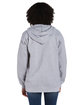 Hanes Adult Ultimate Cotton Full-Zip Hooded Sweatshirt light steel ModelBack