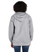 Hanes Adult Ultimate Cotton Full-Zip Hooded Sweatshirt ash ModelBack