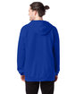 Hanes Adult Ultimate Cotton Full-Zip Hooded Sweatshirt deep royal ModelBack
