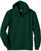 Hanes Adult Ultimate Cotton Full-Zip Hooded Sweatshirt deep forest FlatFront