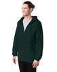 Hanes Adult Ultimate Cotton Full-Zip Hooded Sweatshirt deep forest ModelQrt