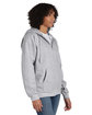 Hanes Adult Ultimate Cotton Full-Zip Hooded Sweatshirt ash ModelQrt