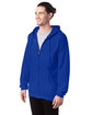 Hanes Adult Ultimate Cotton Full-Zip Hooded Sweatshirt deep royal ModelQrt