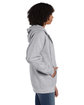 Hanes Adult Ultimate Cotton Full-Zip Hooded Sweatshirt ash ModelSide