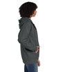 Hanes Adult Ultimate Cotton Full-Zip Hooded Sweatshirt charcoal heather ModelSide