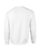 Gildan Adult DryBlend® Adult 9 oz., 50/50 Fleece Crew white FlatBack