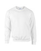 Gildan Adult DryBlend® Adult 9 oz., 50/50 Fleece Crew white OFFront