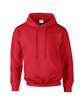 Gildan Adult DryBlend® Adult 9 oz., 50/50 Hooded Sweatshirt red OFFront