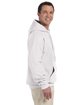 Gildan Adult DryBlend® Adult 9 oz., 50/50 Hooded Sweatshirt white ModelSide