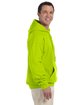 Gildan Adult DryBlend® Adult 9 oz., 50/50 Hooded Sweatshirt safety green ModelSide
