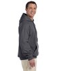 Gildan Adult DryBlend® Adult 9 oz., 50/50 Hooded Sweatshirt charcoal ModelSide